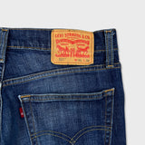 Levi's 527 Bootcut Jeans Mens 31x32 Blue Slim Fit Mid Rise Dark Wash Stretch Denim Pants