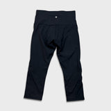 Lululemon Wunder Under Crop Womens Size 10 Black Yoga Athletic Leggings
