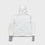Lululemon Scuba Hoodie Womens Size 10 White Full Zip Sports Hooded Sweatshirt