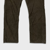 Levi's 514 Pants Mens 32x29 Brown Slim Straight Fit Corduroy Y2K Casual Trouser