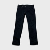 Levi's 511 Jeans Mens 36x32 Black Slim Fit Mid Rise Dark Wash Stretch Denim Pants