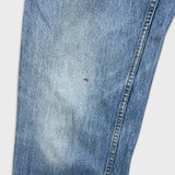 Vintage Levi's 550 Jeans Mens 34x34 Blue Relaxed Fit Tapered Leg 90s Light Wash Denim Pants