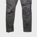G-Star Raw Pants Mens 34x32 Gray Rovic Zip 3D Straight Taper Cuff Cargo Trouser