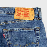 Levi's 501 Jeans Mens 32x27 Blue Original Fit Straight Medium Wash Denim Pants