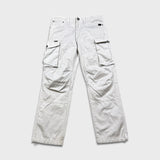 G-Star Raw Pants Mens 32x34 White Straight Fit Casual Utility Cargo Trousers