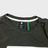 G-Star Raw T Shirt Mens Medium Green Graphic Crew Neck Short Sleeve Tee