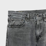 Levi's 502 Jeans Mens 32x30 Black Regular Taper Fit Faded Stone Wash Denim Pants