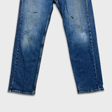 Levi's 505 Jeans Mens 34x30 Blue Regular Fit Straight Leg Medium Wash Denim Pants