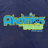Vintage 2003 Akademiks T Shirt Mens XL Blue Stadium Division Hip Hop Tee