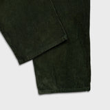 Levi's 502 Pants Mens 34x30 Green Corduroy Tapered Stretch Regular Fit Mid Rise