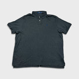 Polo Ralph Lauren Shirt Mens 2XL Gray Pony Cotton Casual Preppy Short Sleeve