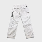 G-Star Raw Pants Mens 32x34 White Straight Fit Casual Utility Cargo Trousers