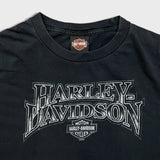 Vintage 2008 Harley Davidson T Shirt Mens XL Black Motor Sport Biker Tee