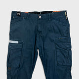 G-Star Raw Bronson Slim Chino Pants Mens 36x29 Blue Casual Cargo Utility Trousers