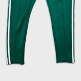Adidas Track Pants Mens Medium Green Originals 3 Stripes Trefoil Athletic Jogger
