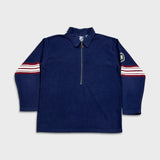 Vintage 90s Gap Pro Fleece Mens Large Blue Ski & Snowboarding 1/2 Zip Pullover