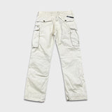 G-Star Raw Pants Mens 32x28 White Straight Fit Casual Utility Cargo Trousers