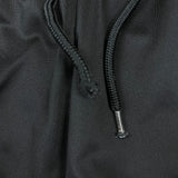 Kappa Track Pants Mens Medium Black Tear Away Side Tape Athletic Gym Jogger