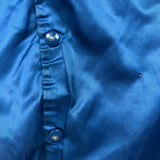 Vintage 90s Chalk Line Milford Baseball Satin Jacket Youth XS Blue USA Retro Bomber