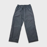 Vintage Nike Y2K Sportswear Track Pants Men XL Gray Swoosh Baggy Wide Lined Athletic Jogger