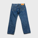 Levi's 501 Jeans Mens 32x27 Blue Original Fit Straight Medium Wash Denim Pants