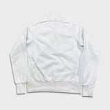 Nike Sportswear Sweatshirt Mens Large White 1/2 Zip Swoosh Athletic Pullover