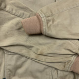 Vintage 90s Polo Ralph Lauren Harrington Jacket Mens Small Beige Full Zip Bomber