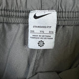 Nike Sportswear Track Pants Mens 2XL Gray Swoosh Side Tape Standard Fit Athletic