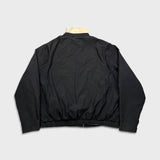 Vintage 90s Polo Ralph Lauren Harrington Jacket Mens XL Black Plaid Lined Bomber