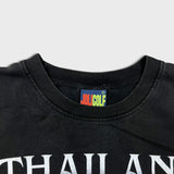Vintage 90s Thailand T Shirt Mens XL Black Koh Tapu James Bond Island Faded Tee