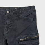 G-Star Raw Pants Mens 34x32 Black Straight Fit Casual Utility Cargo Trousers