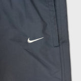 Vintage Nike Y2K Sportswear Track Pants Men XL Gray Swoosh Baggy Wide Lined Athletic Jogger