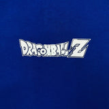 Uniqlo Dragon Ball Z T Shirt Men Large Blue Attack of The Saiyan Anime Graphic Tee