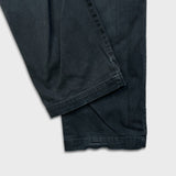 Dickies Pants Mens 34x32 Black Flex Straight Fit Workwear Casual Chino Trousers