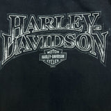 Vintage 2008 Harley Davidson T Shirt Mens XL Black Motor Sport Biker Tee