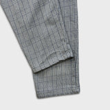 Projek Raw Plaid Bungee Pants Mens 38x30 Gray Drawstring Taper Leg Casual Trouser