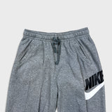 Nike Sportswear Sweatpants Mens Medium Gray Graphic Swoosh Spell Out Jogger