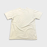 Vintage 90s Polo Ralph Lauren T Shirt Mens Large Beige Casual Pony V Neck Tee