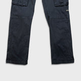 G-Star Raw Pants Mens 34x32 Black Straight Fit Casual Utility Cargo Trousers