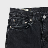 Levi's 511 Jeans Mens 28x30 Black Slim Fit Mid Rise Dark Wash Stretch Denim Pants