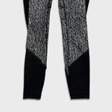 Lululemon Fit Physique Tight Luon Suited Jacquard Womens Size 4 Black Yoga