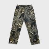 Wrangler RealTree Camo Jeans Mens 36x32 Green Relaxed Double Knee Hunting Pants