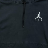 Nike Air Jordan Hoodie Mens Medium Black Jumpman Pullover Hooded Sweater