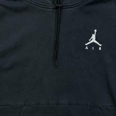 Nike Air Jordan Hoodie Mens Medium Black Jumpman Pullover Hooded Sweater