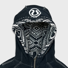 Lululemon Scuba Hoodie Womens Size 4 Black Special Edition Full Zip Hooded Sweater