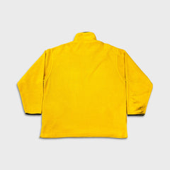Vintage Y2K Nike Sportswear Fleece Mens XL Yellow Swoosh 1/4 Zip USA Pullover Jacket
