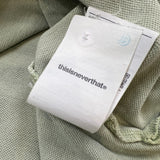 thisneverthat T Logo Polo Mens Small Green Short Sleeve Preppy Tee