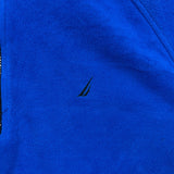 Nautica Fleece Mens 2XL Blue 1/4 Zip Outdoor Pullover Jacket