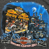 Harley Davidson T Shirt Mens XL Gray Historic Clifton Hill Niagara Falls