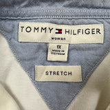 Tommy Hilfiger Sleeveless Polo Shirt Womens Medium White Stretch Tank Top